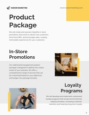 Yellow and Black Minimalist Brand Management Proposal - صفحة 4