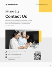 Yellow and Black Minimalist Brand Management Proposal - صفحة 5
