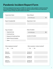 Pandemic Incident Report - صفحة 1