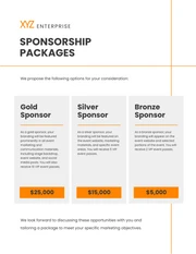 White And Orange Simple Sponsorship Proposal - Página 5