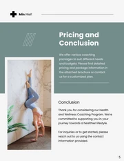 Health and Wellness Coaching Proposal - page 5