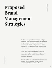 Minimalist Beige and Black Fashion E-commerce Brand Management Proposal - Página 4