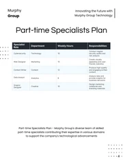 Light Blue Grey Simple Staffing Plans - Página 4