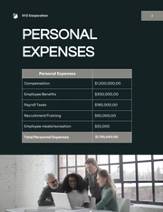 Dark Grey Expenses Report - Página 2