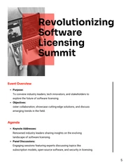 Red White Modern Minimalist Software Licensing Proposal - Página 5