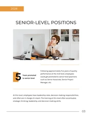 Professional Clean Minimalist Career Plan - page 3