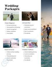 Elegance Simple Modern Wedding Pricing Proposal - Página 3