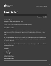 Dark Green Minimalist Real Estate Proposal - Pagina 2