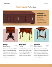 Brown Wood Elegant Furniture Catalog - Página 2
