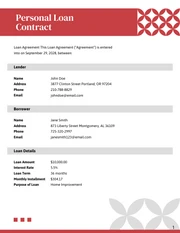 Professional Red Loan Contracts - Página 1