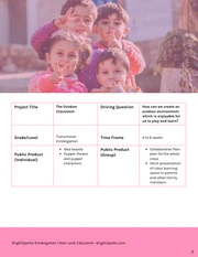 Pink & Dark Grey Project Based Learning Template - Página 3