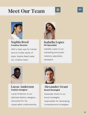 Simple Beige Fashion Brand Management Proposal - Página 4