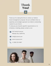 Simple Beige Fashion Brand Management Proposal - Página 5