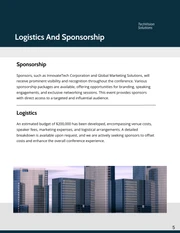 Purple Business Conference Proposal - Pagina 5