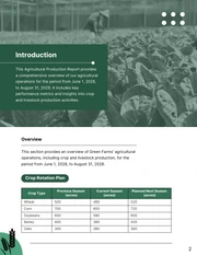 Simple Emerald Green Production Report - Página 2