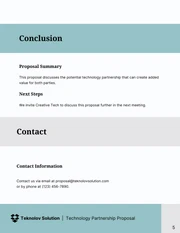 Technology Partnership Proposal - Página 5