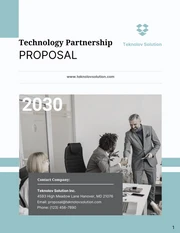 Technology Partnership Proposal - Página 1