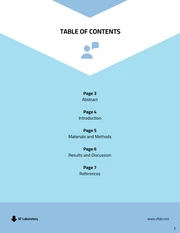 Light Blue Research Proposal Template - صفحة 2