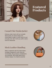 Cream Brown Fashion Catalog - Página 2