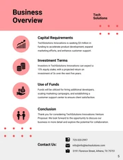 Simple Red Venture Proposal - Página 5
