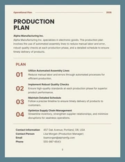 Creamy Gray And Blue Minimalist Operational Plan - Página 2