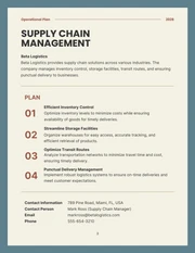 Creamy Gray And Blue Minimalist Operational Plan - Página 3