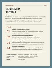 Creamy Gray And Blue Minimalist Operational Plan - Página 5