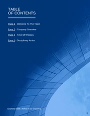 Simple Corporate Employee Handbook - Página 2