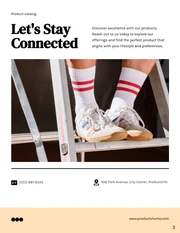 Cream And White Simple Product Catalog - Página 3
