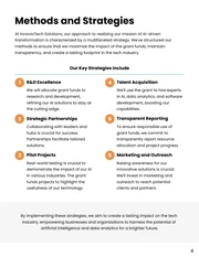 Modern Gray Orange Green Startup Grant Proposal - Página 4