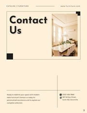 Cream And Black Minimalist Furniture Catalog - Página 3