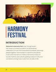Multicolor Music Event Plan - page 2