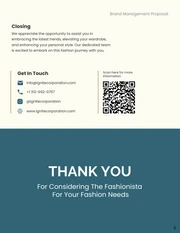 Ocean Blue Minimalist Fashion Brand Management Proposal - Página 5