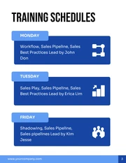 White Blue And Black Minimalist Professional Business Training Plans - Página 5