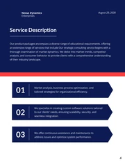 Service Price Proposals - page 4