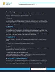 Blue Dark Job Offer Letter - page 2