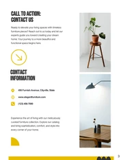 Minimalist Yellow White Furniture Product Catalog - Pagina 3