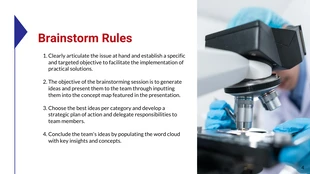 White Blue And Red Minimalist Simple Modern Business Brainstorm Presentation - صفحة 4