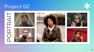 Colorful Gradient Photography Portfolio Presentation - Página 4