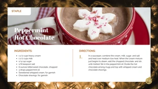 Christmas Cooking Recipe Presentation - page 5