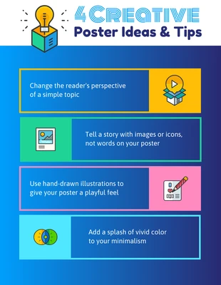 premium  Template: التدرج الإبداعي ملصق Infographic