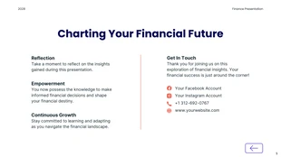 Blue and Orange Modern Finance Presentation - Página 5