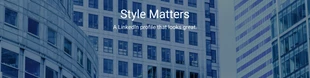 Free  Template: Bannière de couverture Skyscraper LinkedIn
