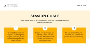 White And Yellow Modern Elegant Minimalist Industry Brainstorm Presentation - Página 2
