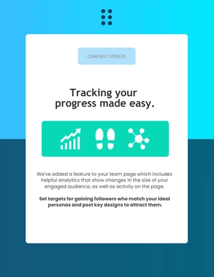 business  Template: تحديث النشرة الإخبارية الإلكترونية
