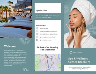 premium  Template: Brochure Centro Spa & Benessere