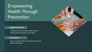 Green Simple Health Presentation - Pagina 5