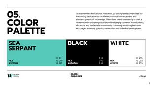 Green, Black, White Minimalist Brand Guideline Presentation - Seite 6