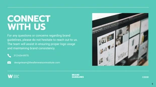 Green, Black, White Minimalist Brand Guideline Presentation - Seite 9