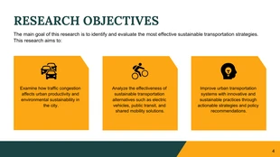 Green And Yellow Minimalist Modern Professional Proposal Research Presentation - Pagina 4